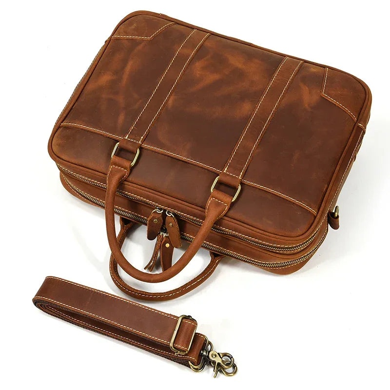 Zacharie | Porte-documents cuir pleine fleur