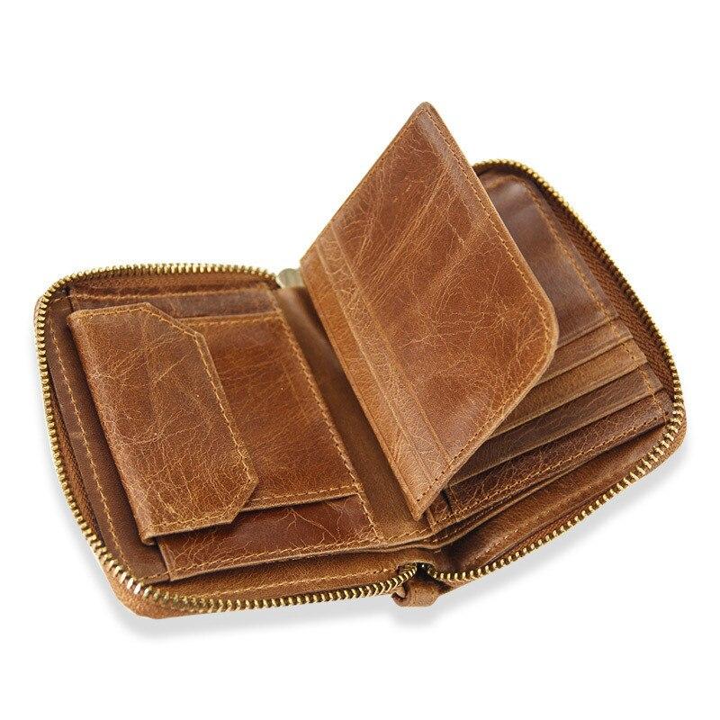 Théophane | Portefeuille vertical zippé