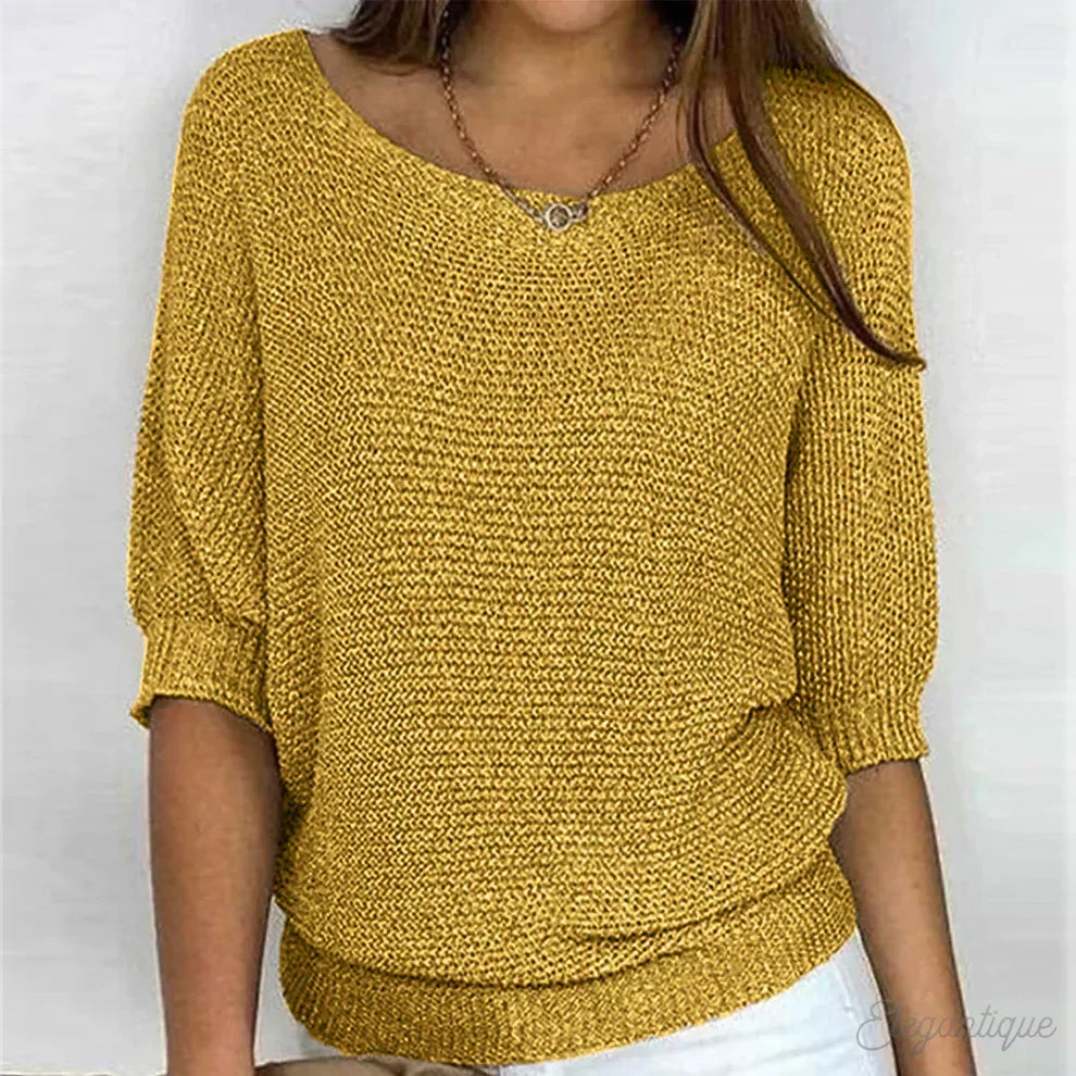 Cristelle | Pull ample col bateau