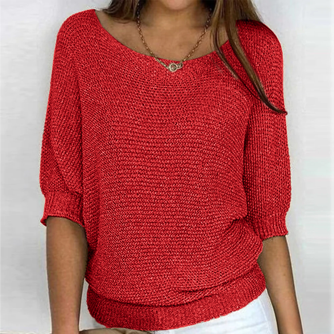 Cristelle | Pull ample col bateau