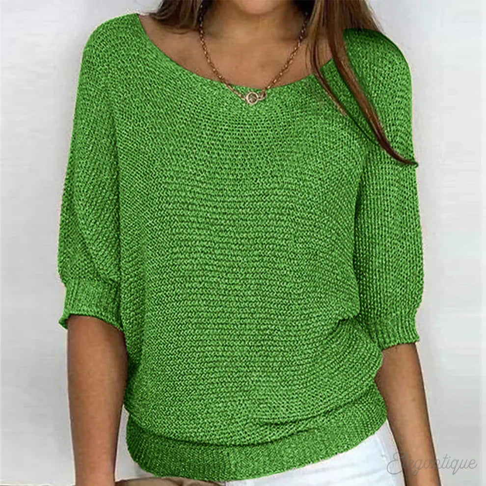 Cristelle | Pull ample col bateau