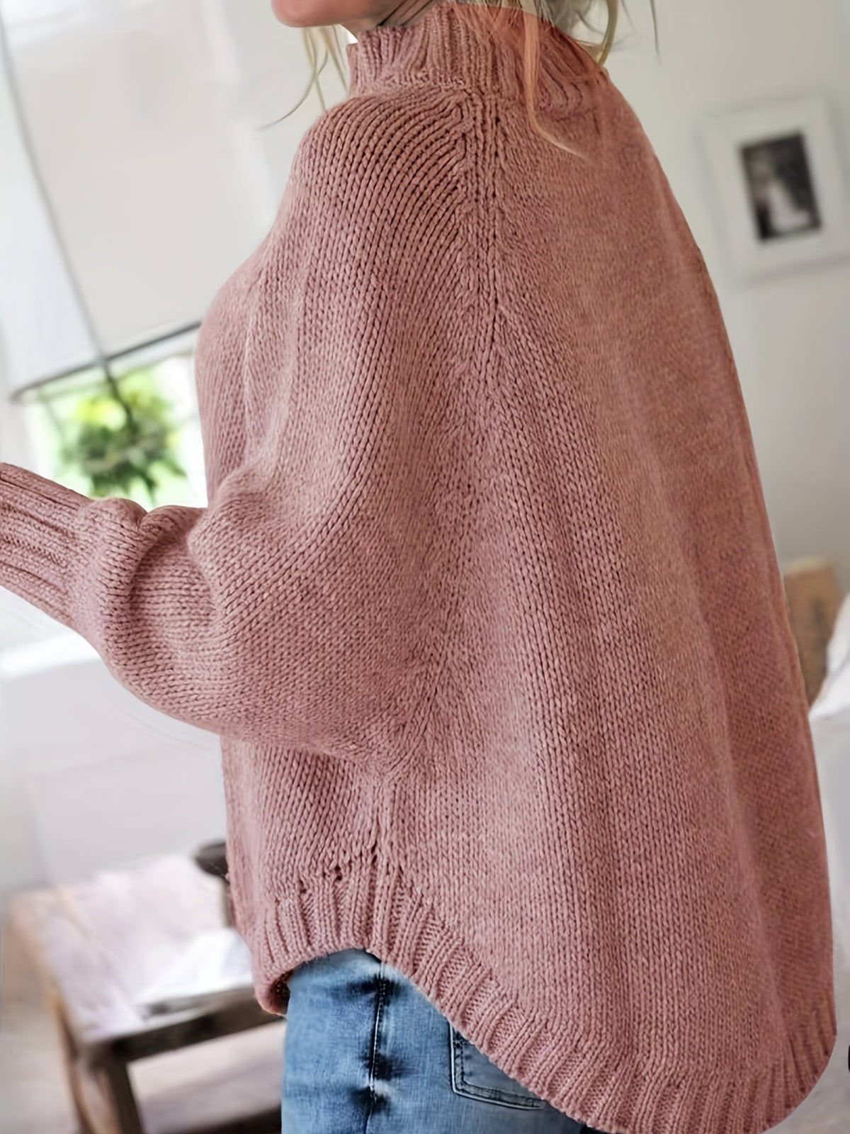 Célina | Pull torsadé col montant