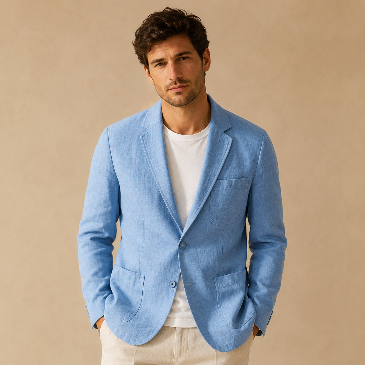 Cyril | Blazer léger en lin mélangé