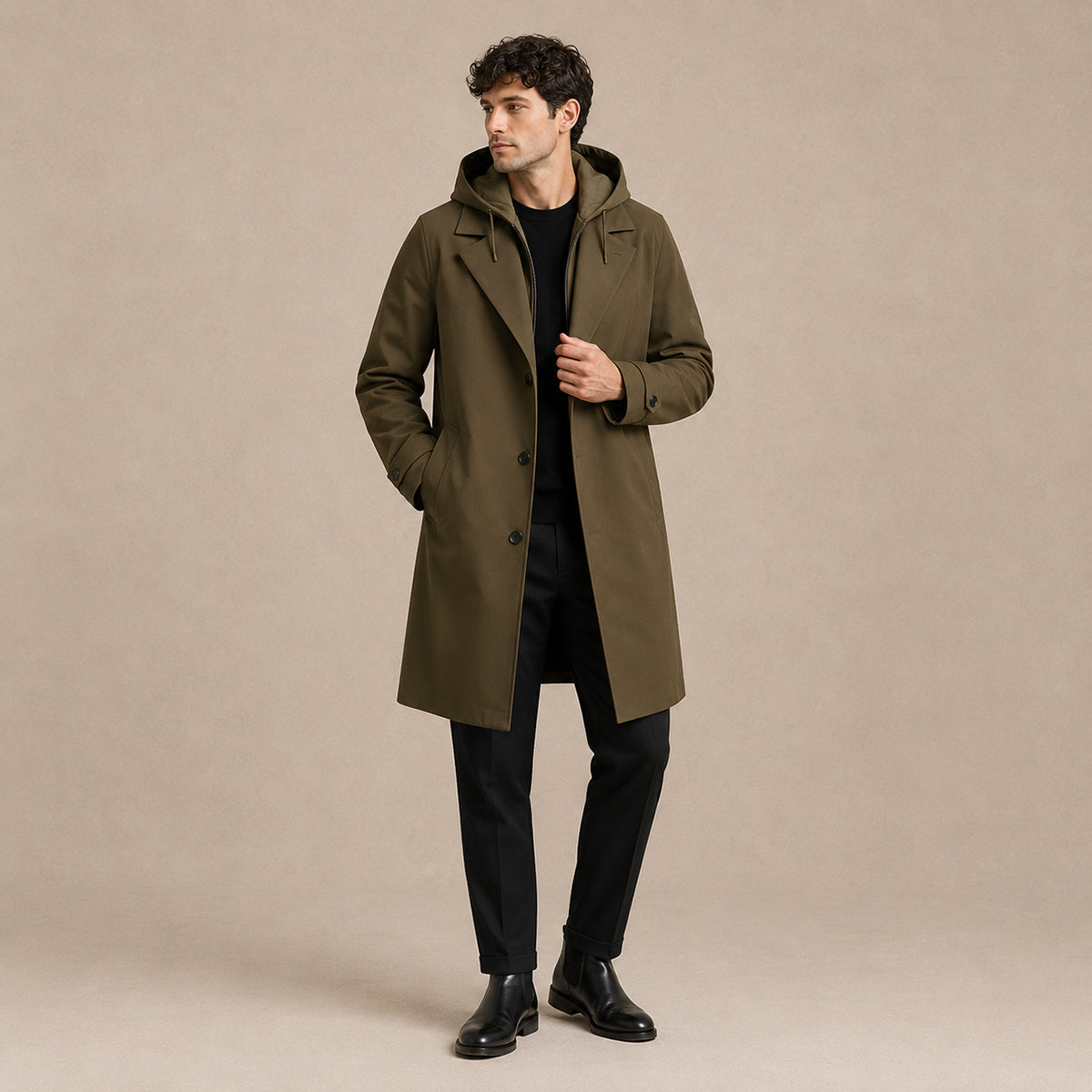 Alphonse | Parka longue à capuche