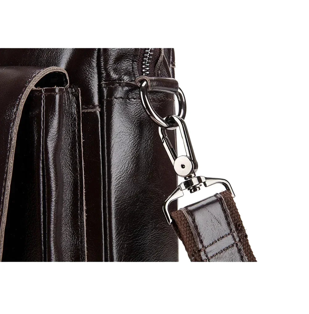 Isidore | Cartable en cuir à poignées