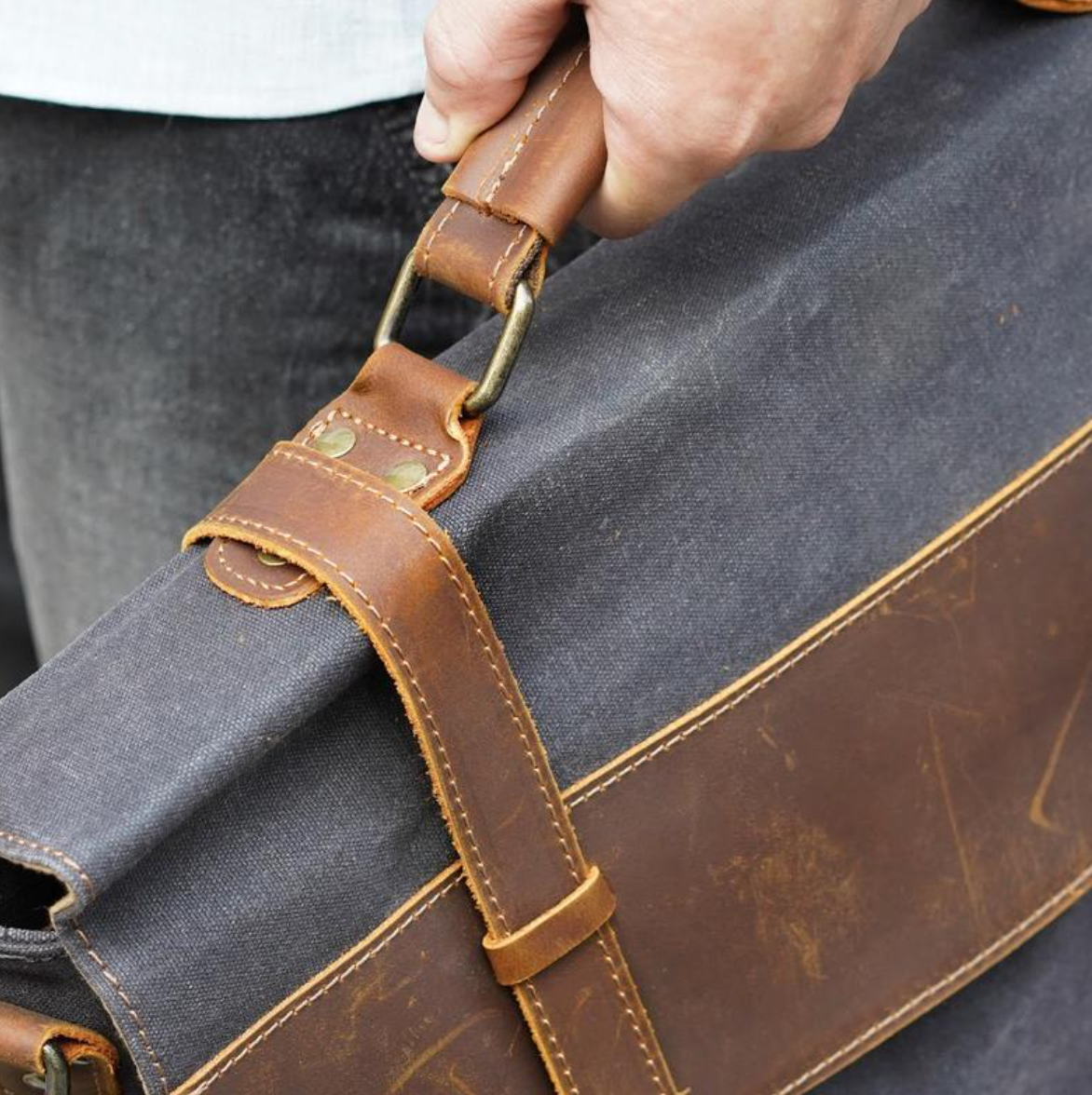 Ivan | Besace messager en cuir