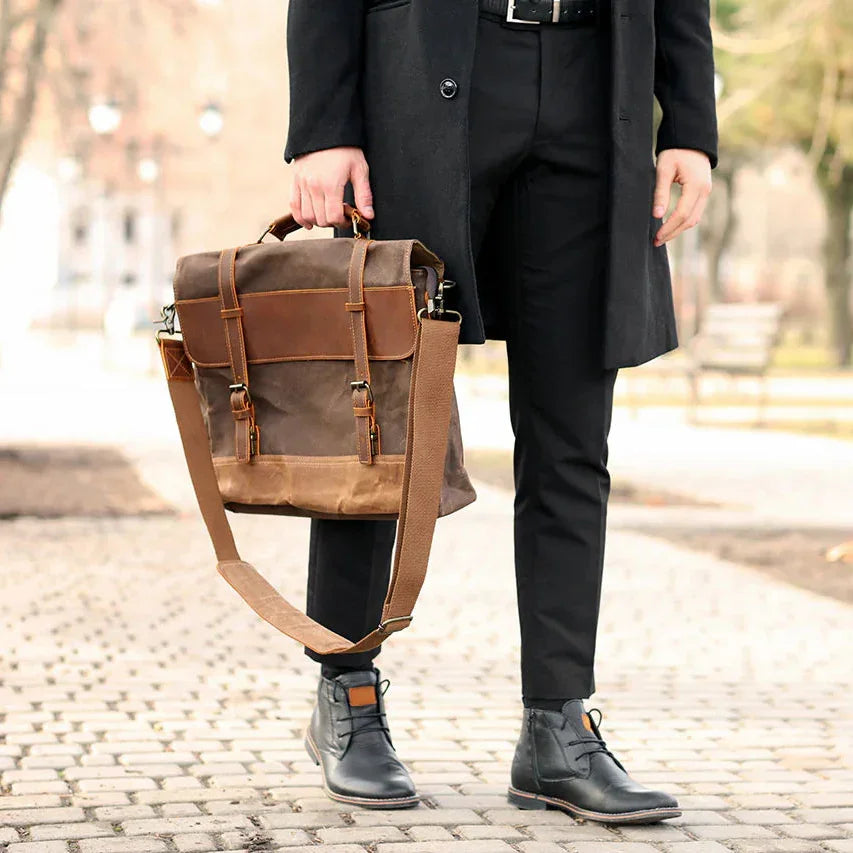Ivan | Besace messager en cuir