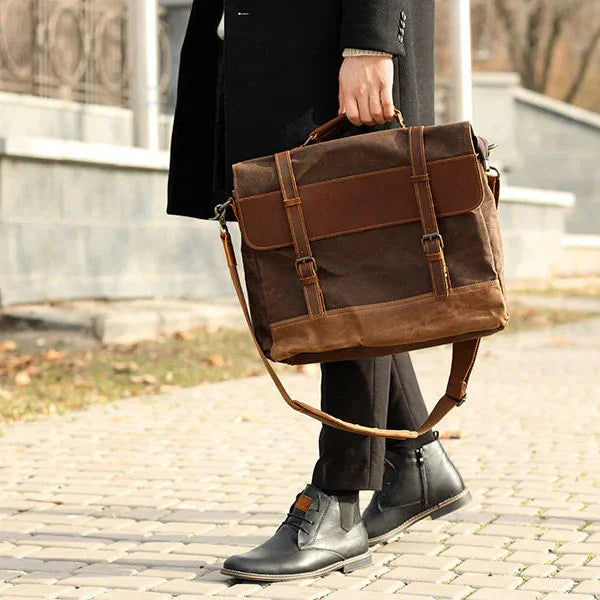 Ivan | Besace messager en cuir