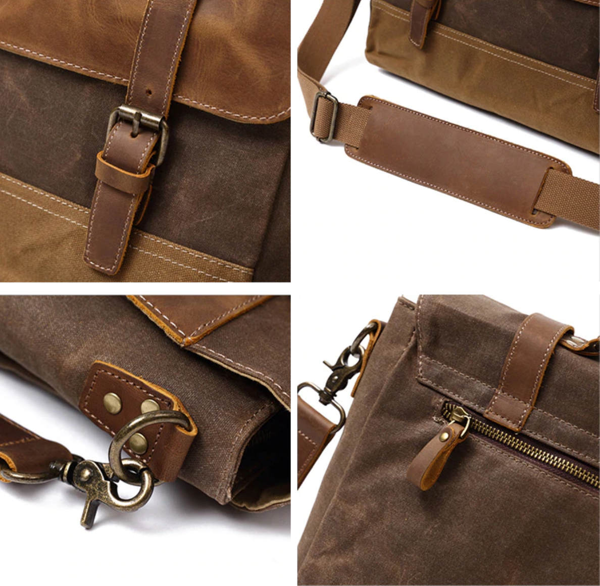 Ivan | Besace messager en cuir