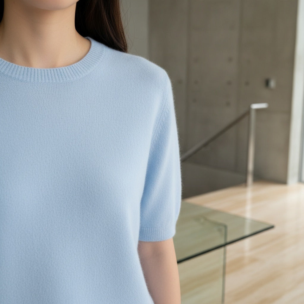 Gauvain | T-shirt en maille cachemire