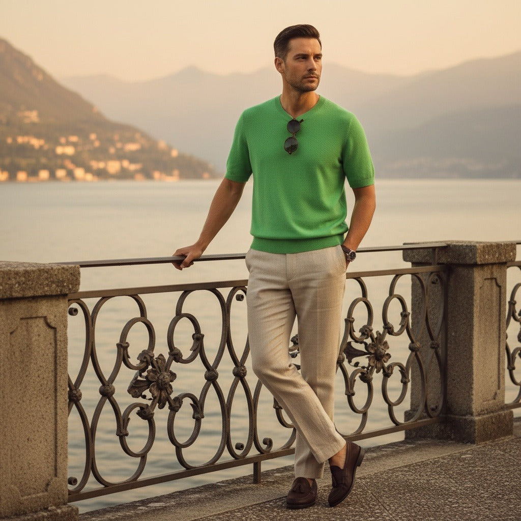 Gauvain | T-shirt en maille cachemire