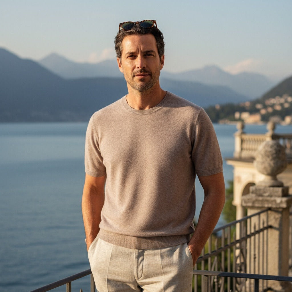 Gauvain | T-shirt en maille cachemire