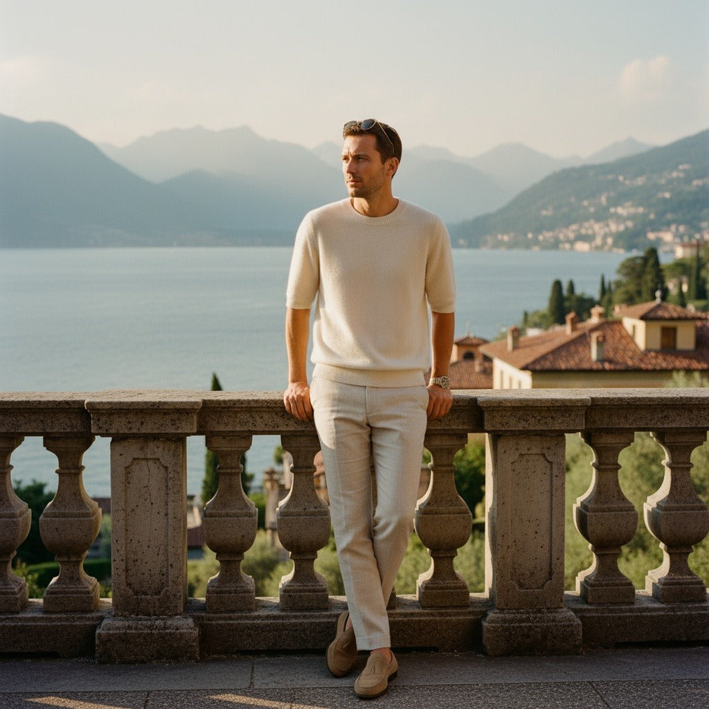 Gauvain | T-shirt en maille cachemire