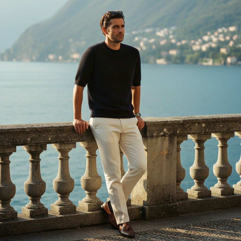 Gauvain | T-shirt en maille cachemire