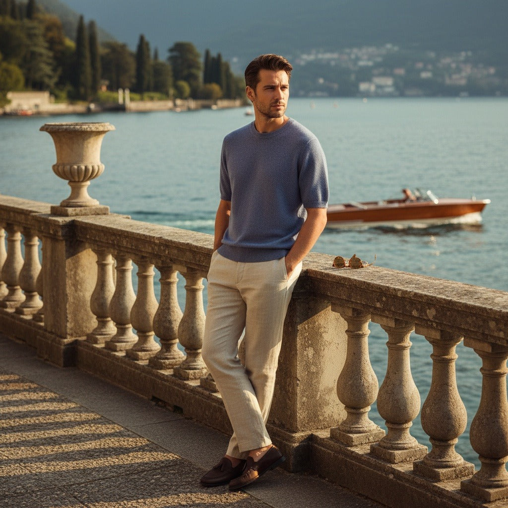Gauvain | T-shirt en maille cachemire