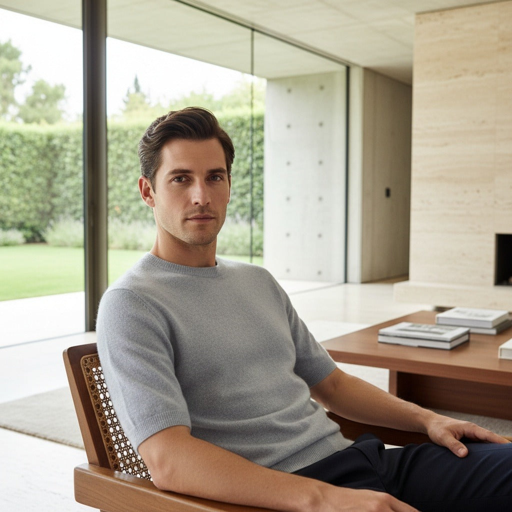 Gauvain | T-shirt en maille cachemire