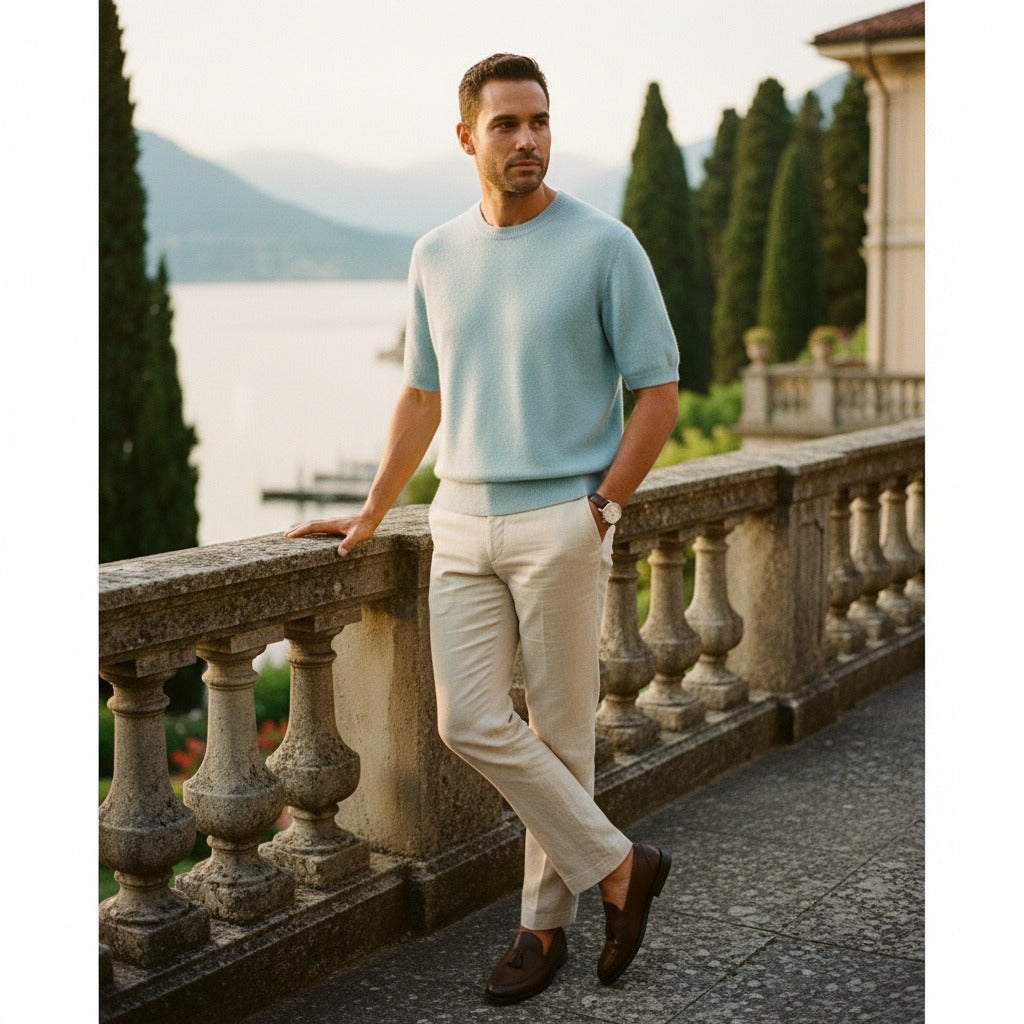 Gauvain | T-shirt en maille cachemire