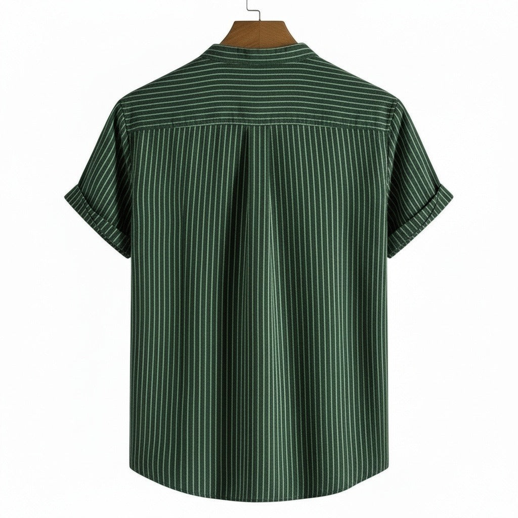 Guilhem | T-shirt rayé lin et coton