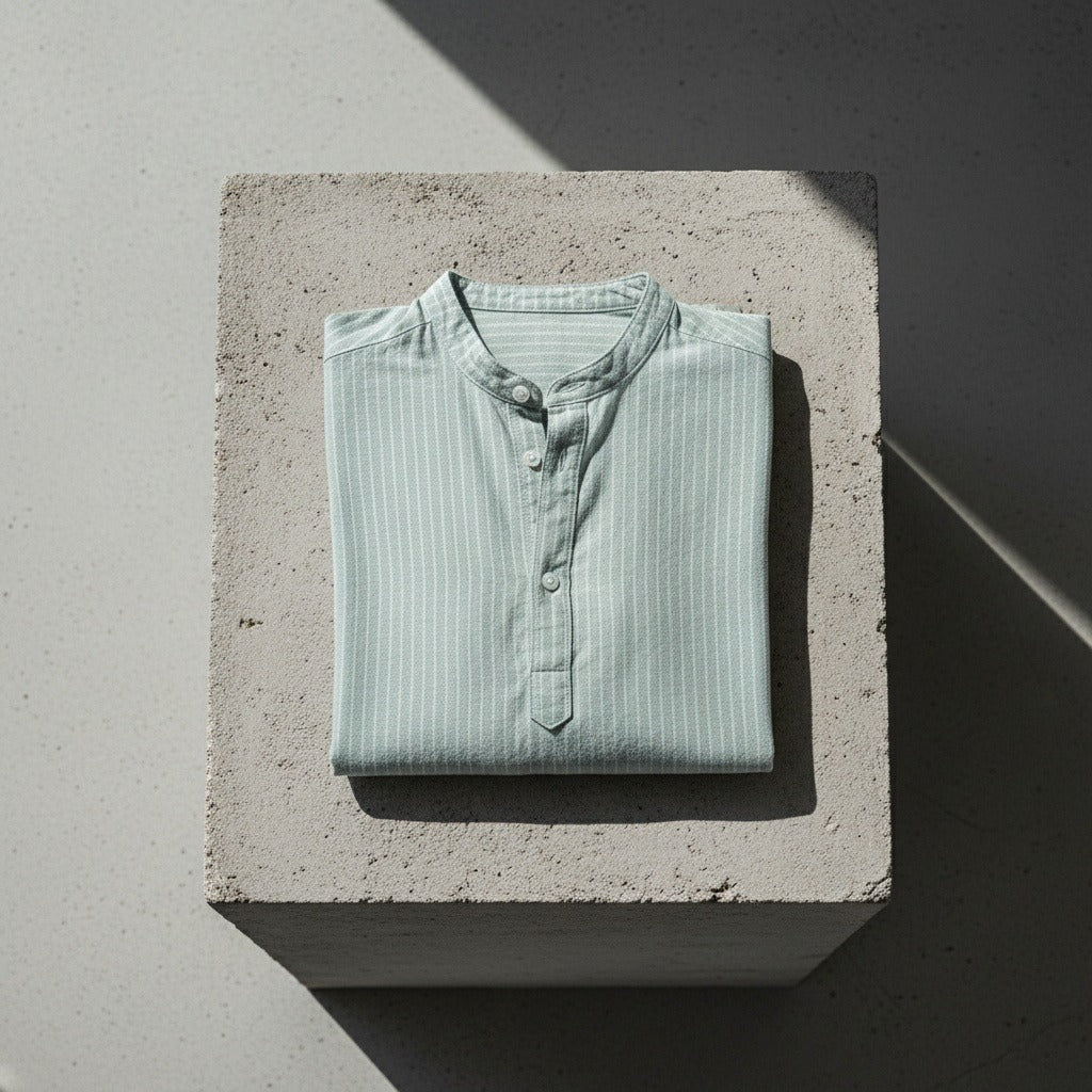 Guilhem | T-shirt rayé lin et coton