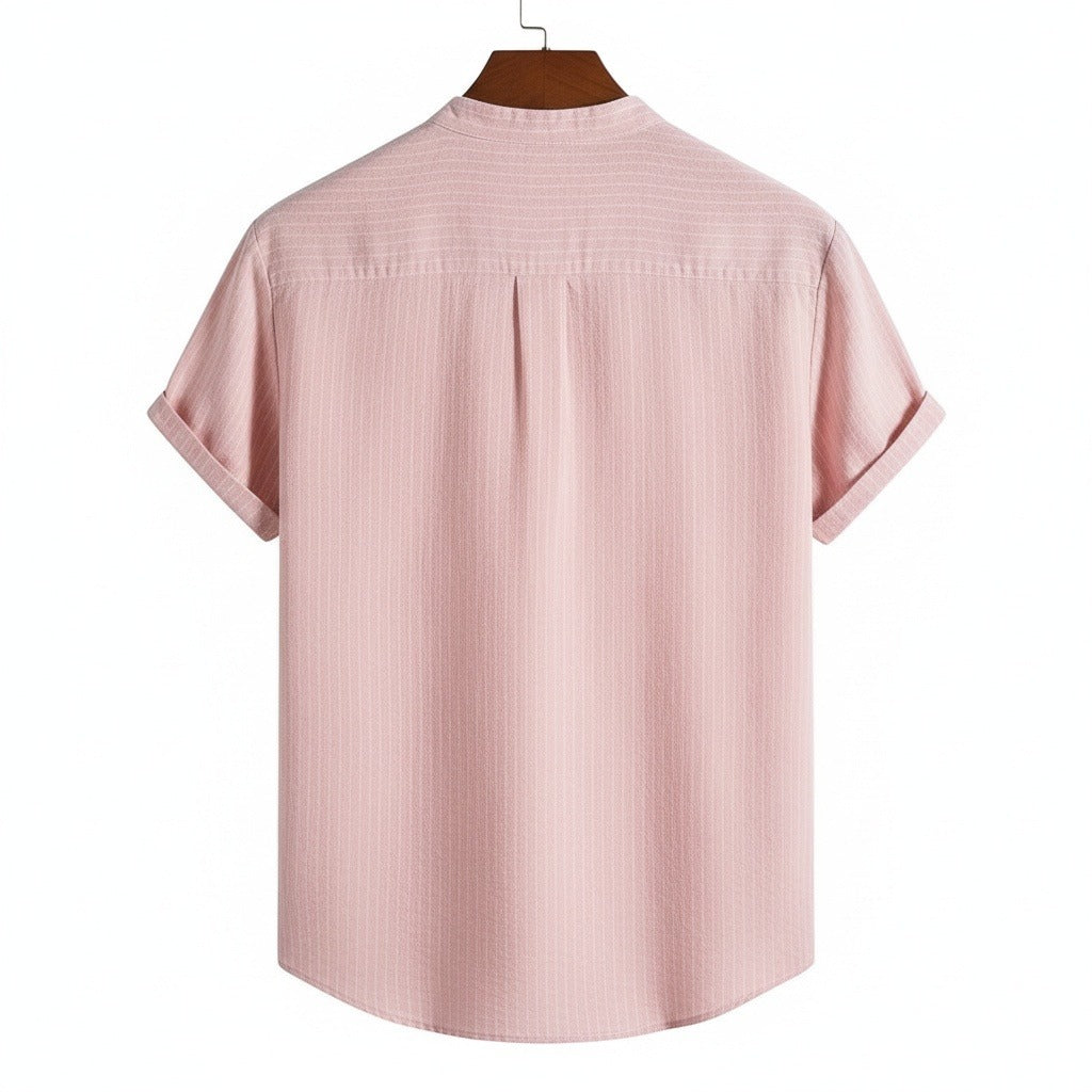 Guilhem | T-shirt rayé lin et coton