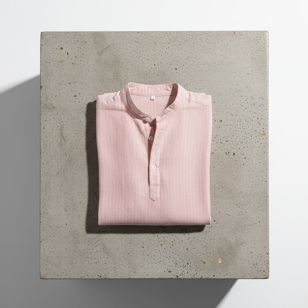 Guilhem | T-shirt rayé lin et coton
