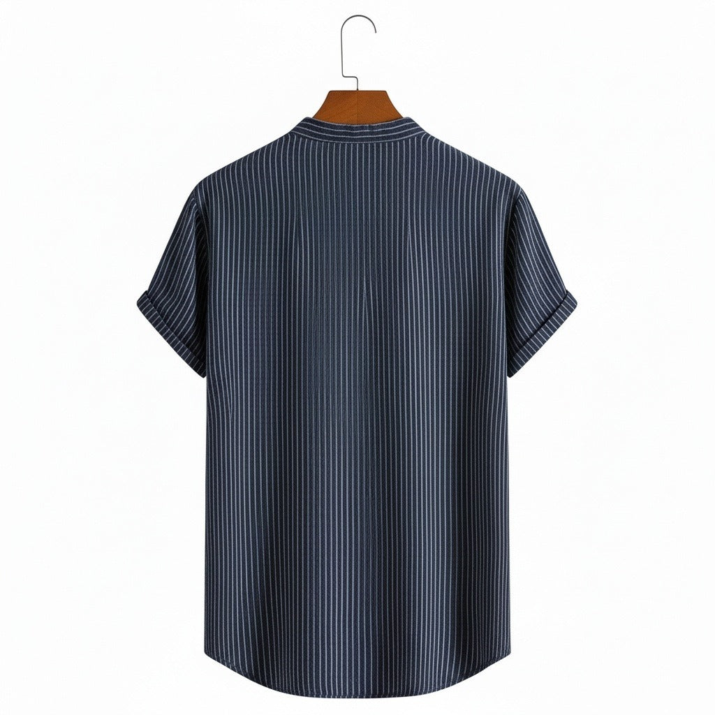 Guilhem | T-shirt rayé lin et coton
