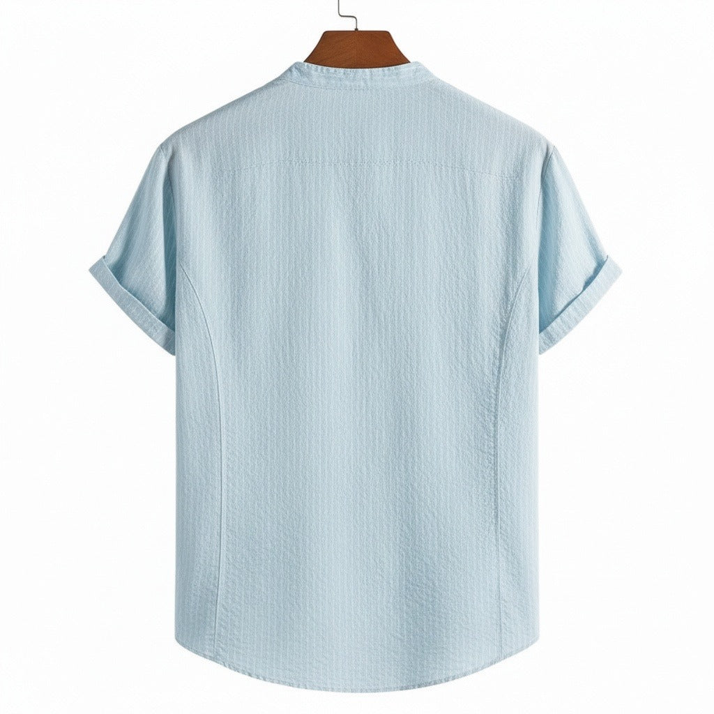 Guilhem | T-shirt rayé lin et coton