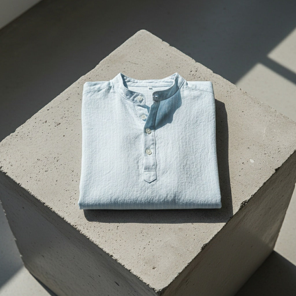 Guilhem | T-shirt rayé lin et coton