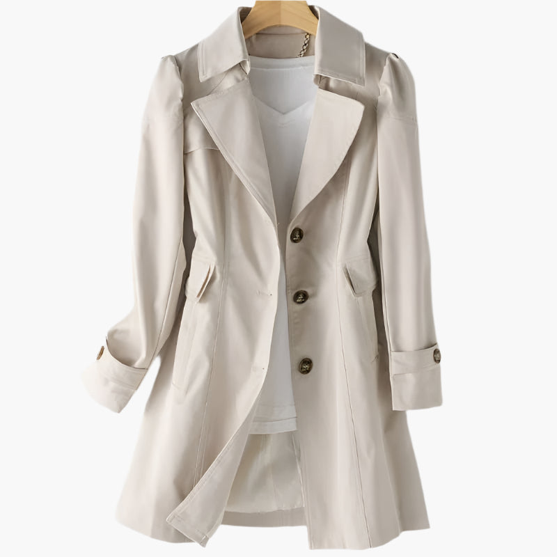 Adèle | Trench mi-long à martingale