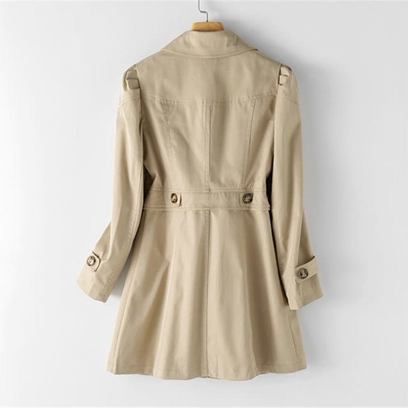 Adèle | Trench mi-long à martingale