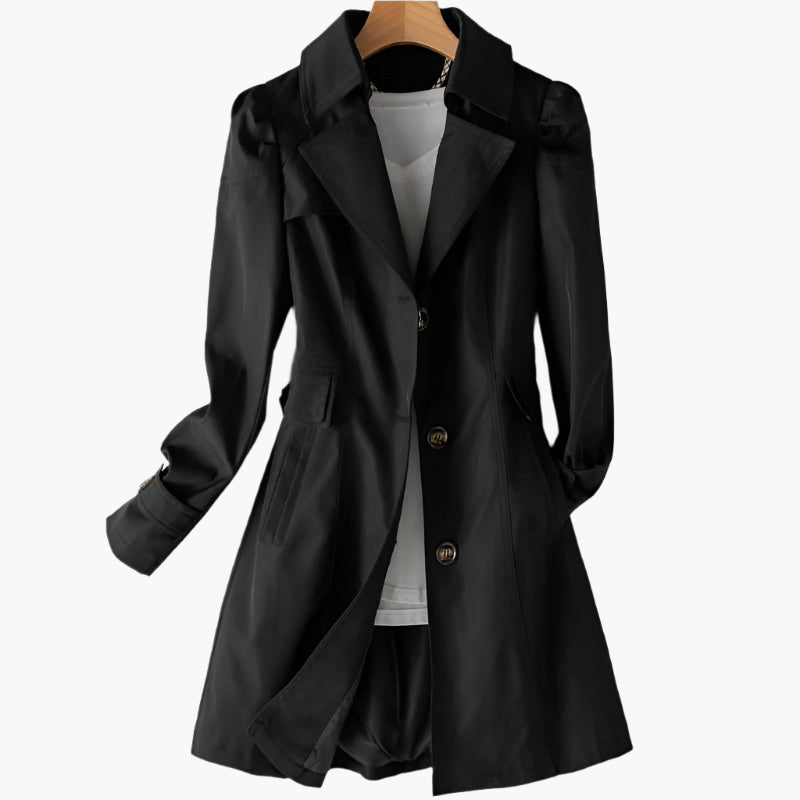 Adèle | Trench mi-long à martingale