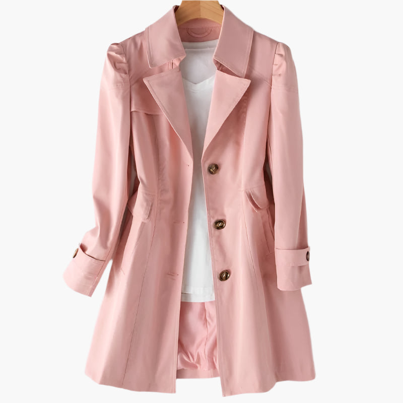 Adèle | Trench mi-long à martingale