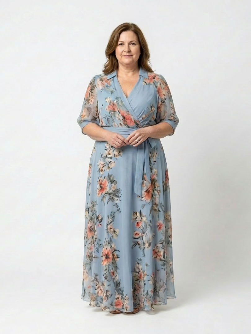 Margaux | Robe Maxi à Enveloppe Elowen