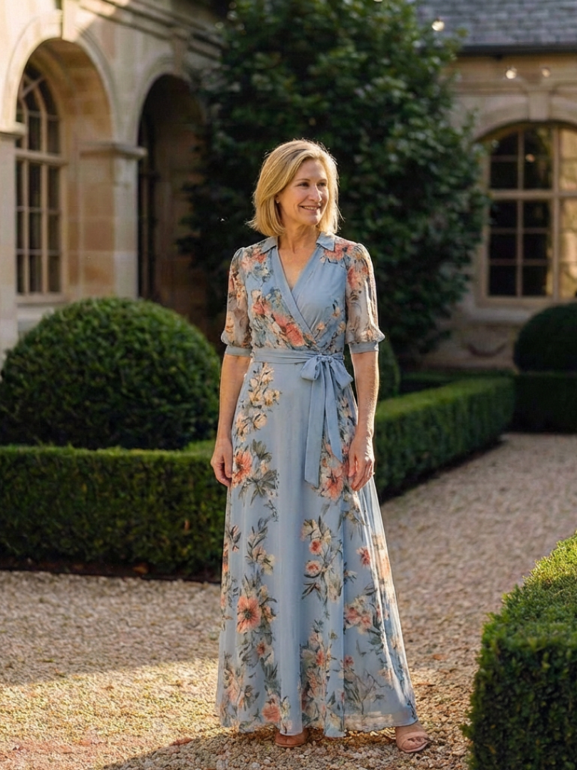 Margaux | Robe Maxi à Enveloppe Elowen