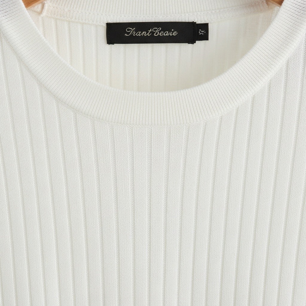 Georges | T-shirt côtelé coupe ajustée